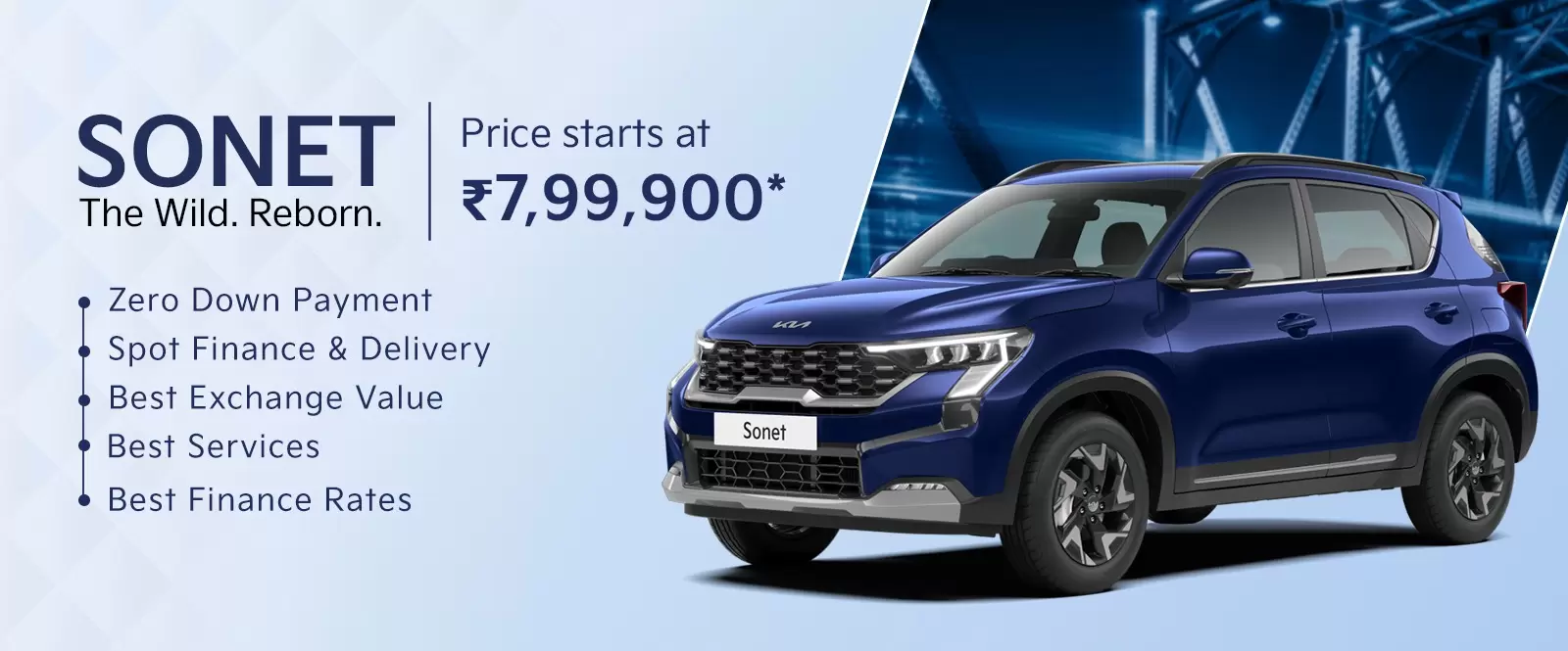 New Sonet at Prospera Kia Hyderabad